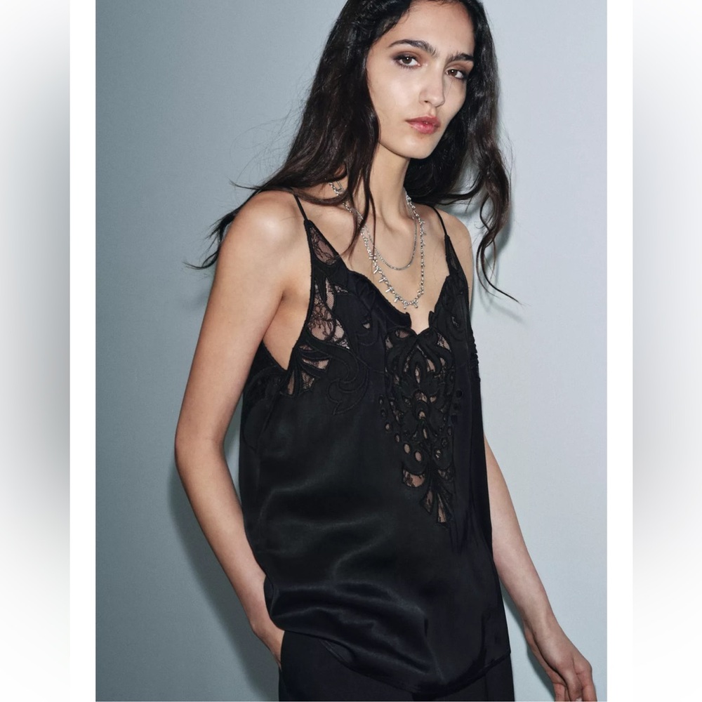 Zara LACE TOP ZW COLLECTION